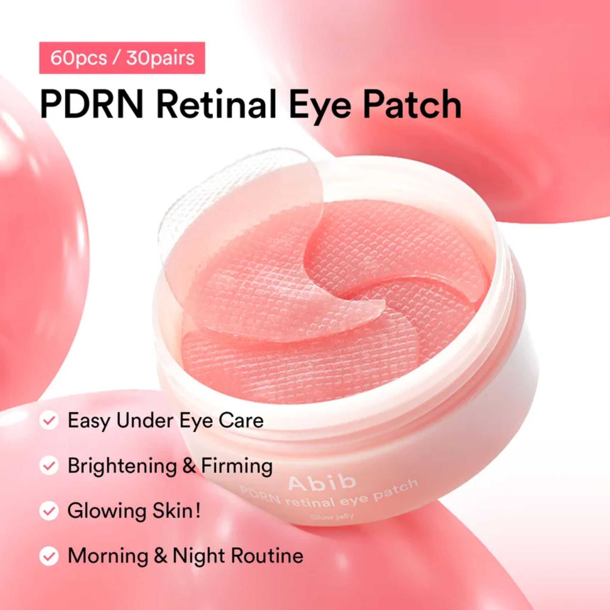 Abib PDRN Retinal Eye Patch Glow Jelly | Parches antienvejecimiento