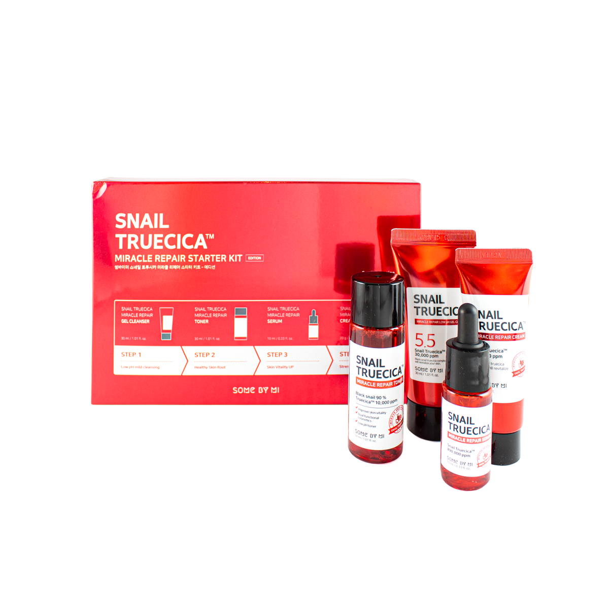 Truecica Miracle Repair Starter Kit 4pzas - The Happy Face Co.